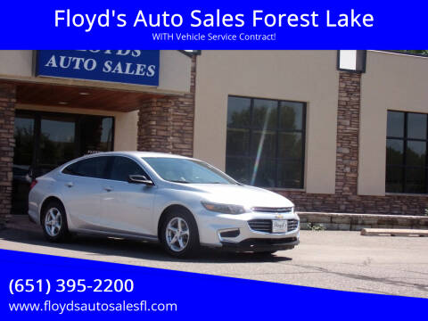 2017 Chevrolet Malibu for sale at Floyd's Auto Sales Forest Lake in Forest Lake MN