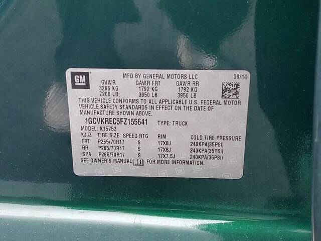 2015 Chevrolet Silverado 1500 LT