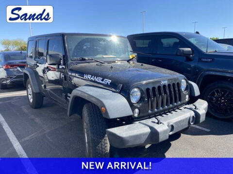 2016 Jeep Wrangler Unlimited for sale at Sands Chevrolet in Surprise AZ