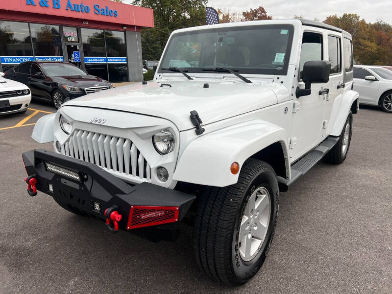 2015 Jeep Wrangler Unlimited for sale at K & B AUTO SALES LLC in Saint Louis MO