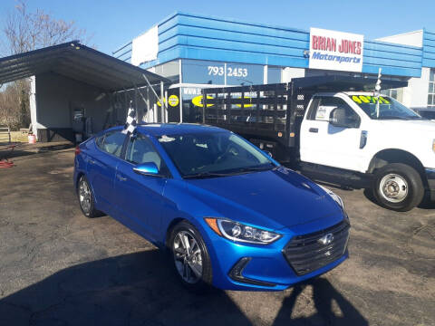 2017 Hyundai Elantra for sale at Brian Jones Motorsports Inc in Danville VA