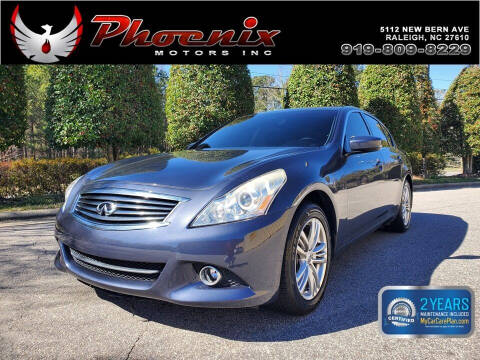 2012 Infiniti G37 Sedan for sale at Phoenix Motors Inc in Raleigh NC
