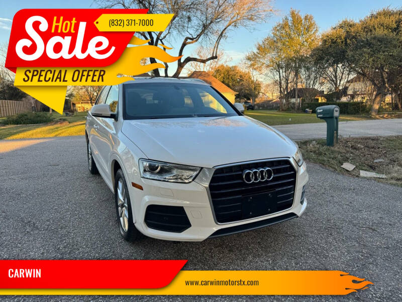 2016 Audi Q3 for sale at CARWIN in Katy TX