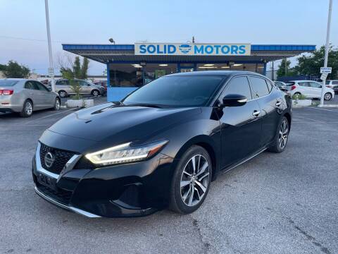 2019 Nissan Maxima for sale at Solid Motors LLC in Garland TX