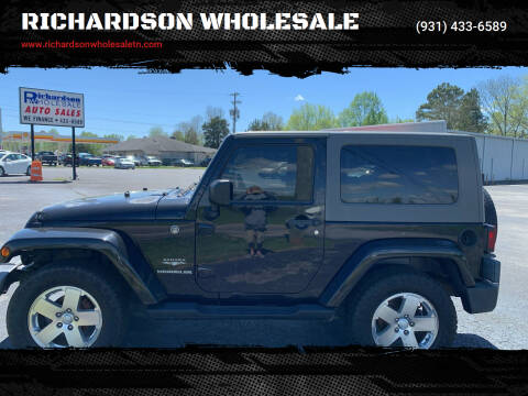 2009 Jeep Wrangler for sale at RICHARDSON WHOLESALE in Fayetteville TN