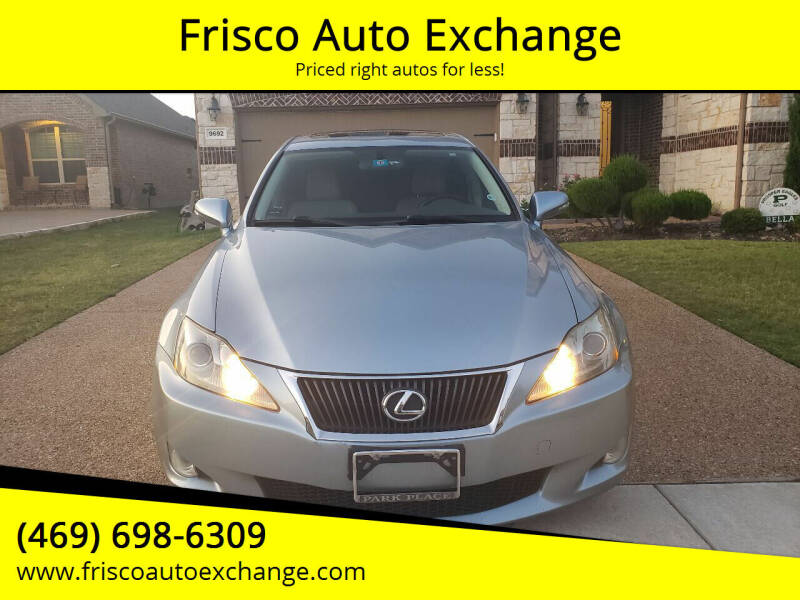 2009 Lexus IS 250 for sale at Frisco Exchange LLC in Frisco TX