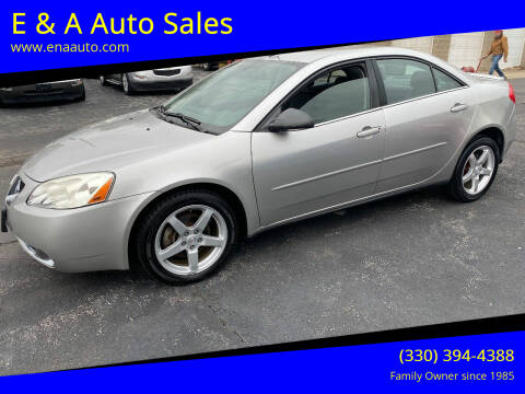 2008 Pontiac G6 for sale at E & A Auto Sales in Warren OH