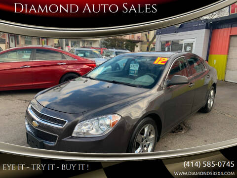 2012 Chevrolet Malibu for sale at DIAMOND AUTO SALES LLC in Milwaukee WI