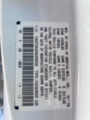 2009 Honda Accord LX-P