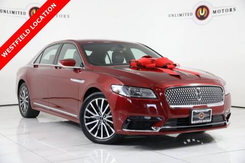2017 Lincoln Continental for sale at INDY'S UNLIMITED MOTORS - UNLIMITED MOTORS in Westfield IN