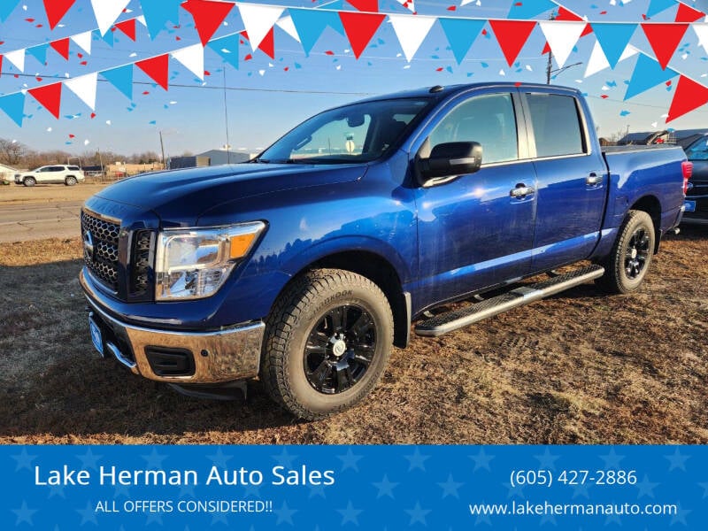 2019 Nissan Titan for sale at Lake Herman Auto Sales in Madison SD