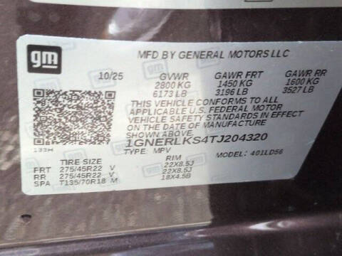 2026 Chevrolet Traverse RS