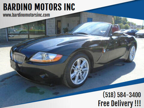 2003 BMW Z4 for sale at BARDINO MOTORS INC in Saratoga Springs NY