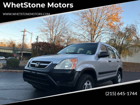 2004 Honda CR-V for sale at WhetStone Motors in Bensalem PA