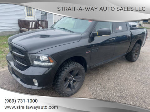 2018 RAM 1500 for sale at Strait-A-Way Auto Sales LLC in Gaylord MI