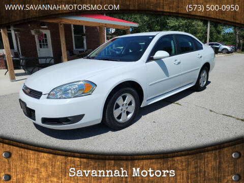 2011 Chevrolet Impala for sale at Savannah Motors in Whiteside MO
