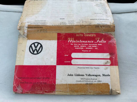 1979 Volkswagen Beetle Convertible