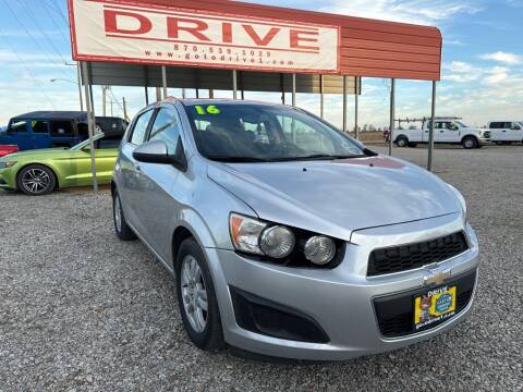 2016 Chevrolet Sonic for sale at Drive in Leachville AR