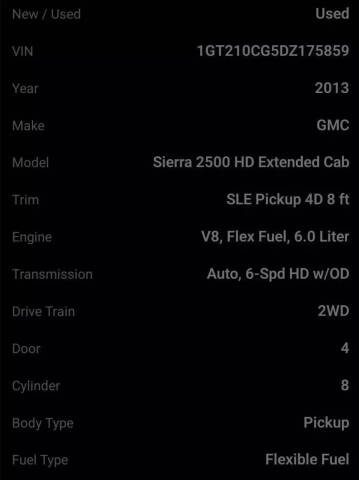 2013 GMC Sierra 2500HD