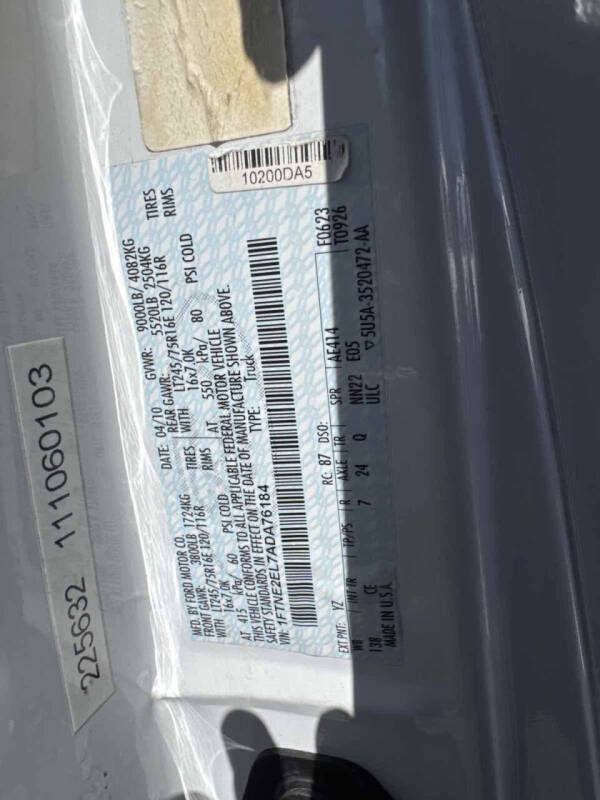 2010 Ford E-Series E-250