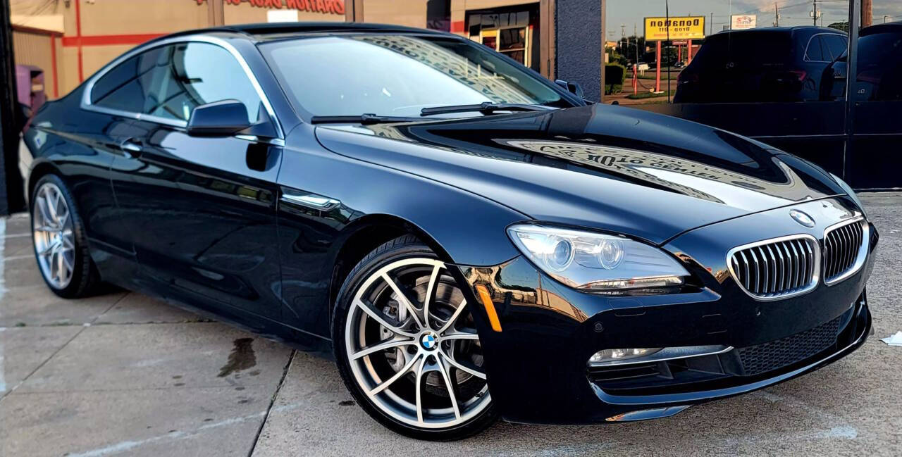 Black 2013 BMW 6 Series 640i 640i 2dr Coupe 1