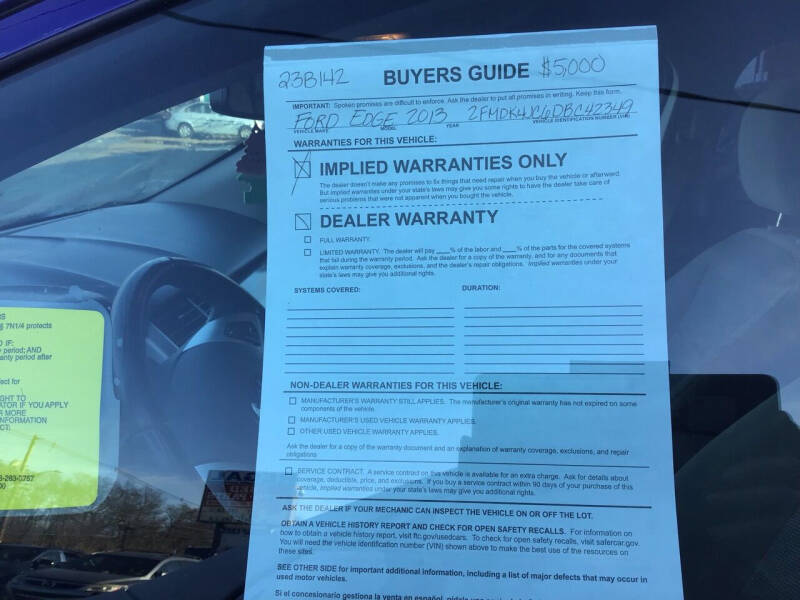 2013 Ford Edge SEL