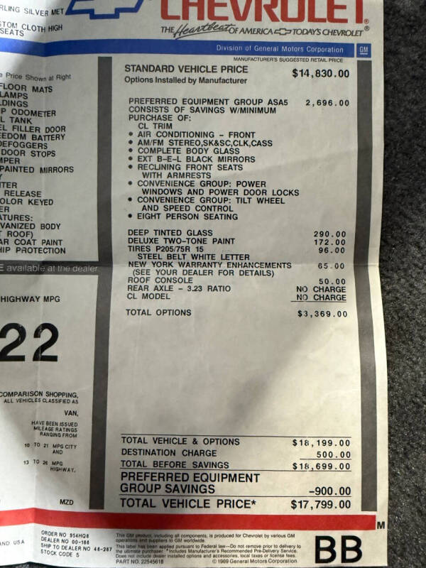 1990 Chevrolet Astro