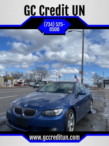 2008 BMW 3 Series for sale at GC Credit UN in Garden City MI