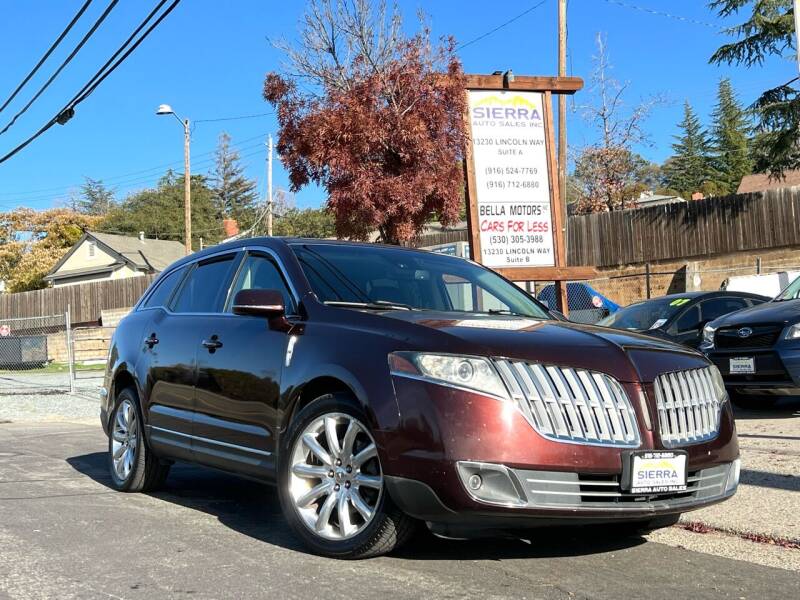 2010 Lincoln MKT for sale at Sierra Auto Sales Inc in Auburn CA