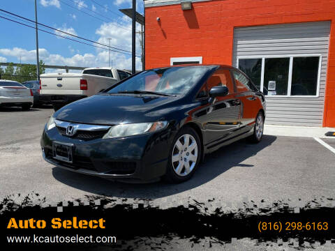 2010 Honda Civic for sale at KC AUTO SELECT in Kansas City MO