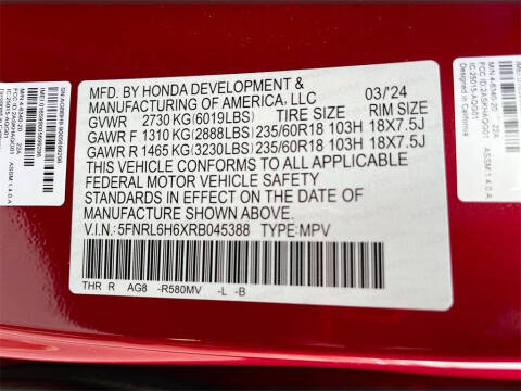 2024 Honda Odyssey EX-L