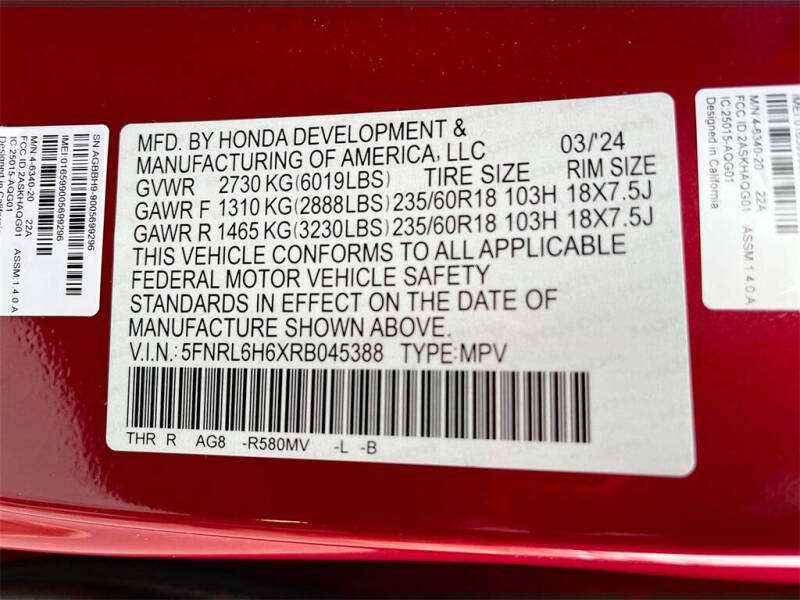 2024 Honda Odyssey EX-L