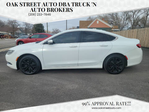 2015 Chrysler 200 for sale at Oak Street Auto DBA Truck 'N Auto Brokers in Pocatello ID