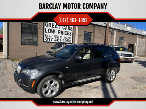 2012 BMW X5 for sale at BARCLAY MOTOR COMPANY in Arlington TX