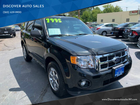 2011 Ford Escape for sale at DISCOVER AUTO SALES in Racine WI