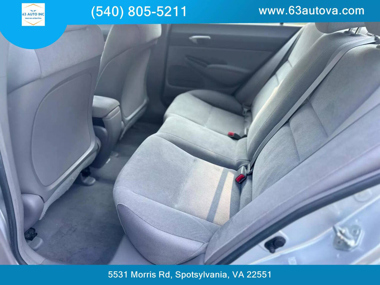 2008 Honda Civic for sale at 63 Auto Inc in Spotsylvania, VA