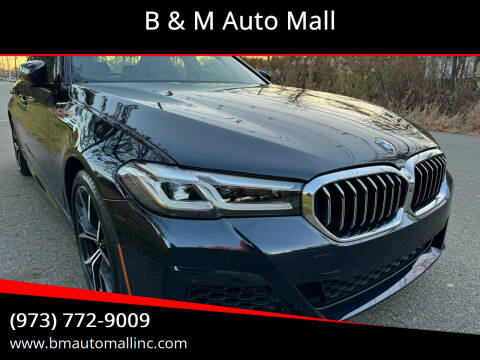2021 BMW 5 Series for sale at B & M Auto Mall in Clifton NJ