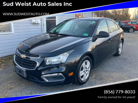 2015 Chevrolet Cruze for sale at Sud Weist Auto Sales Inc in Maple Shade NJ