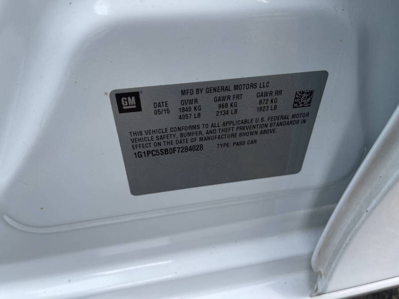 2015 Chevrolet Cruze 1LT Auto