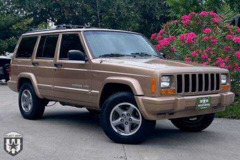 1999 Jeep Cherokee for sale at SELECT JEEPS INC in League City TX