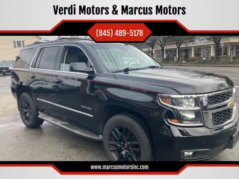 2015 Chevrolet Tahoe for sale at Verdi Motors & Marcus Motors in Pleasant Valley NY