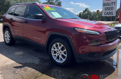 2016 Jeep Cherokee for sale at VSA MotorCars in Cypress TX