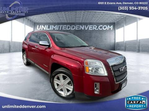 2011 GMC Terrain for sale at Unlimited Auto Sales in Denver CO
