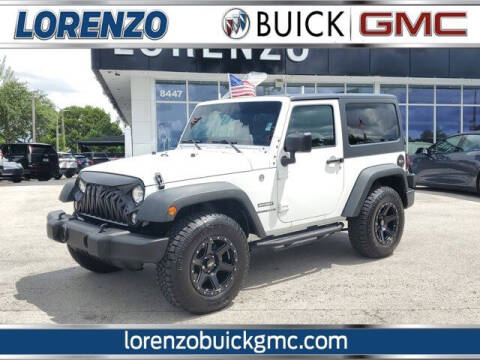 2017 Jeep Wrangler for sale at Lorenzo Buick GMC in Miami FL