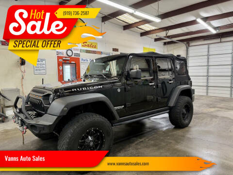 2013 Jeep Wrangler Unlimited for sale at Vann's Auto Sales in Goldsboro NC