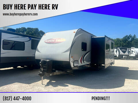 2014 Dutchmen Aspen Trail 2810BHS for sale at BUY HERE PAY HERE RV in Burleson TX