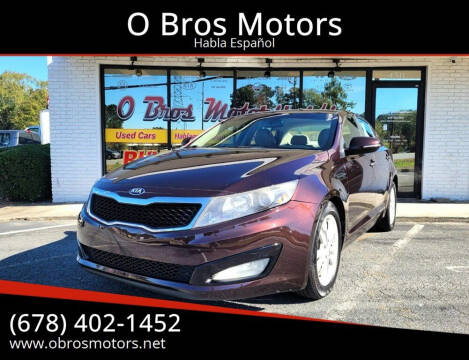 2013 Kia Optima for sale at O Bros Motors in Marietta GA