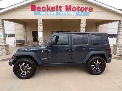 2017 Jeep Wrangler Unlimited for sale at Beckett Motors in Camdenton MO