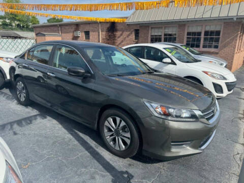 2013 Honda Accord for sale at Wilkinson Used Cars in Milledgeville GA