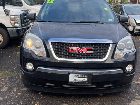 2012 GMC Acadia for sale at 77 Auto Mall in Newark NJ